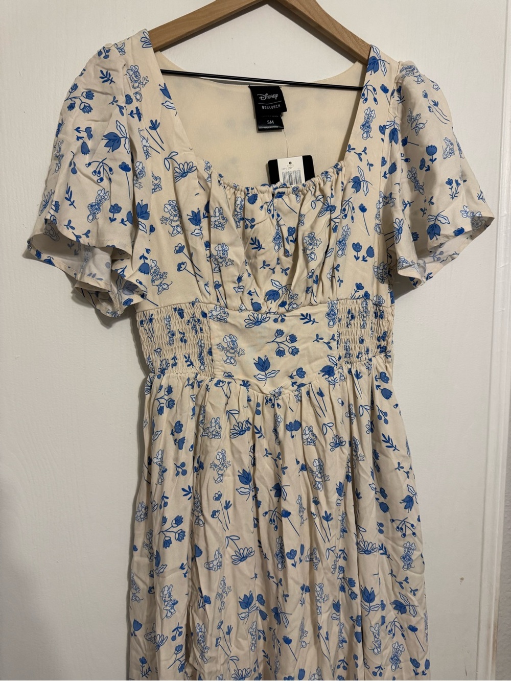 NWT Disney Minnie Mouse Floral Smock Dress - BoxLunch Exclusive